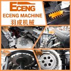 Eceng PET 6 Cavity Automatic Blow Molding Machine Black And White