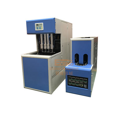 100KN Semi Auto Bottle Blowing Machine 500ml Sanitizer Bottle Stretch Blow Moulding