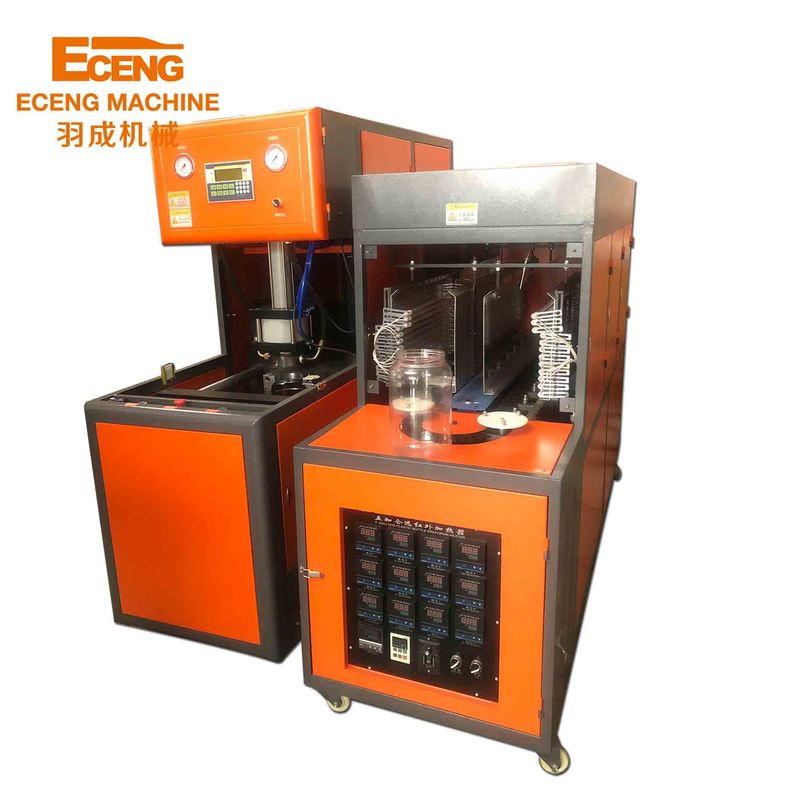 Orange Semi Automatic 5 Gallon Bottle Blowing Machine 2800 Pcs/H