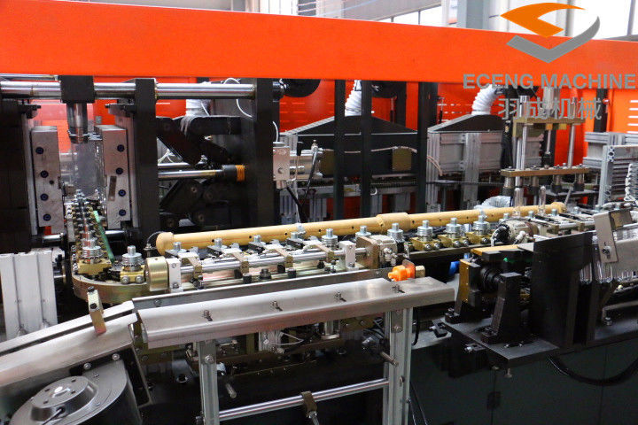 Orange 4 Cavity Plastic Automatic PET Bottle Blowing Machine 9kg/Cm2