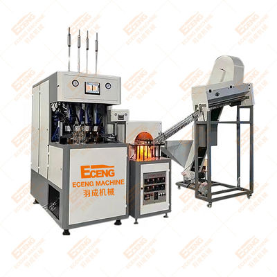 Semi Auto Pet Oil Bottle Blowing Mould Machine 4 Cavities 2800BPH