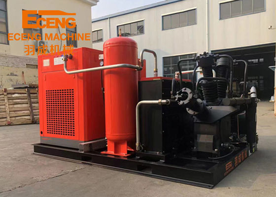 40 Bar Screw Booster Air Compressor With High Performance Portable
