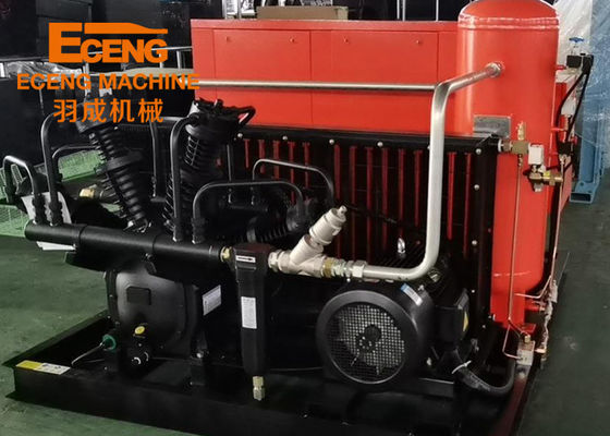 40Bar Screw Air Compressor Booster 8.0m3 / Min For PET Bottle Blowing Industry