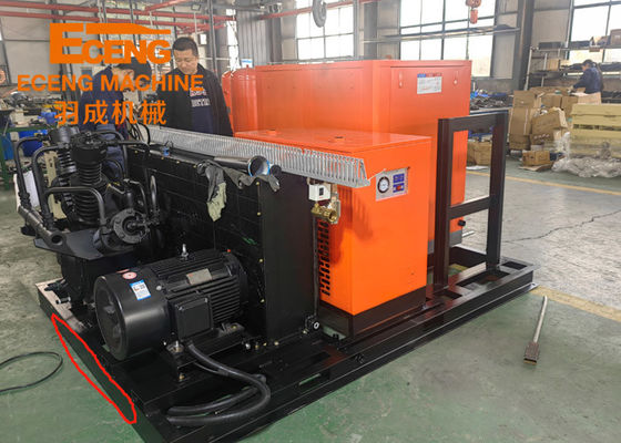 High Pressure Screw Air Compressor 40bar 10.0m3 / Min 105kw With Booster Combined