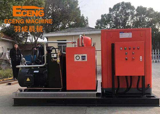 40Bar Screw Air Compressor Booster 8.0m3 / Min For PET Bottle Blowing Industry