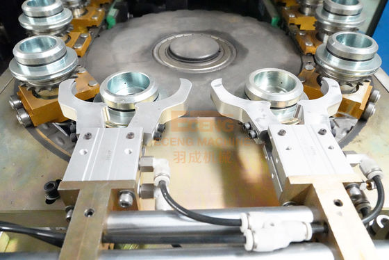 Two Cavity Manual Feed Blowing Machine For Cosmetic Bottle Manufacturing