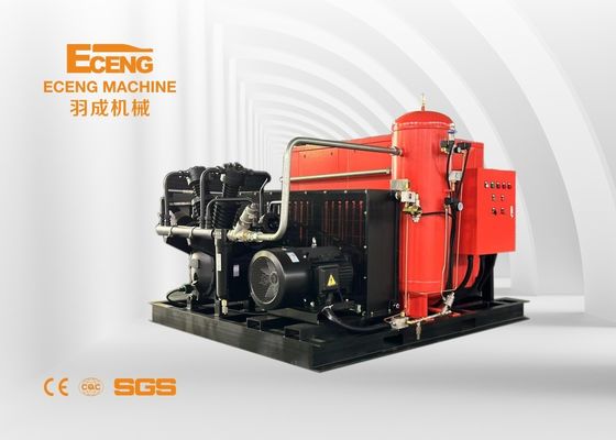 High Pressure Screw Air Compressor 40bar 10.0m3 / Min 105kw With Booster Combined