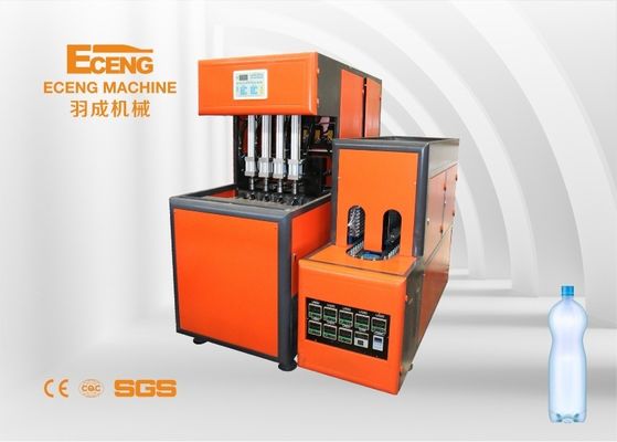 SMC 4 Cavity PET Stretch Blow Molding Machine XINJIE PLC Control