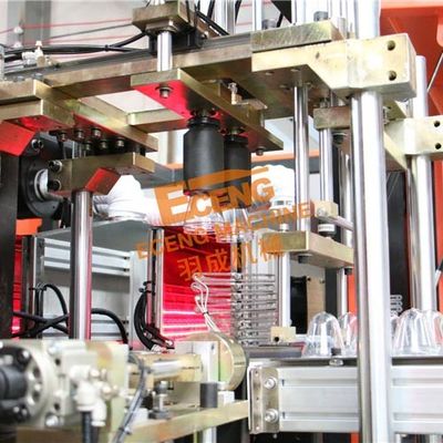 Orange 3L Jar PET Stretch Blow Moulding Machine 2 Cavity