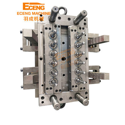 4Cr13 Stainless Steel PET Plastic Injection Preform Mould 12 Cavity
