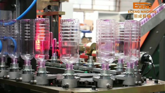 MAC Water Bottle PET Bottle Blowing Machine 2500KG DELTA PLC Control