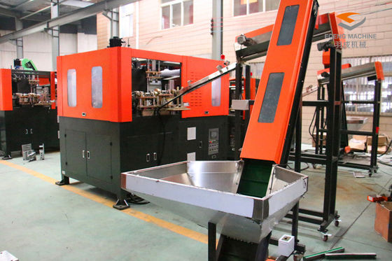 250ml Plastic PET Bottle Blow Molding Machine Mitsubishi PLC Control