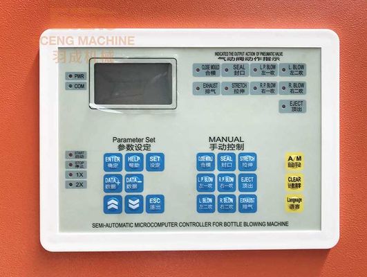 10L Semi Auto Bottle Blowing Machine PET Stretch Blow Molding 3 PHASE