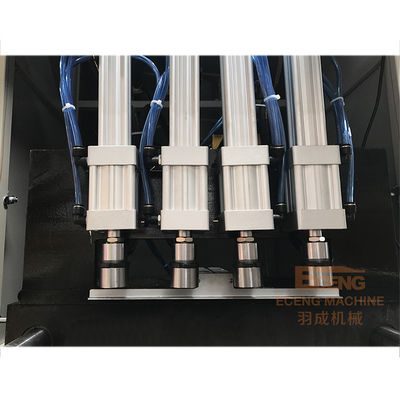 Eceng Blue 2L PET Stretch Blow Moulding Machine 4 Cavity